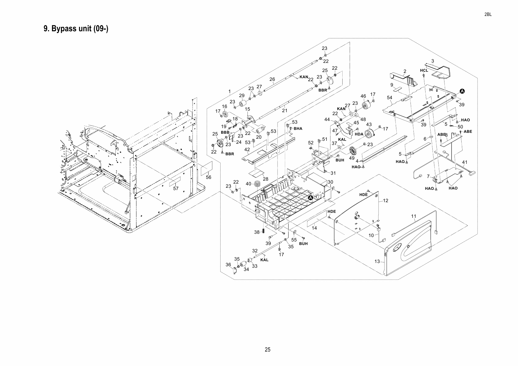 KYOCERA LaserPrinter FS-9100DN 9500DN Parts Manual-2